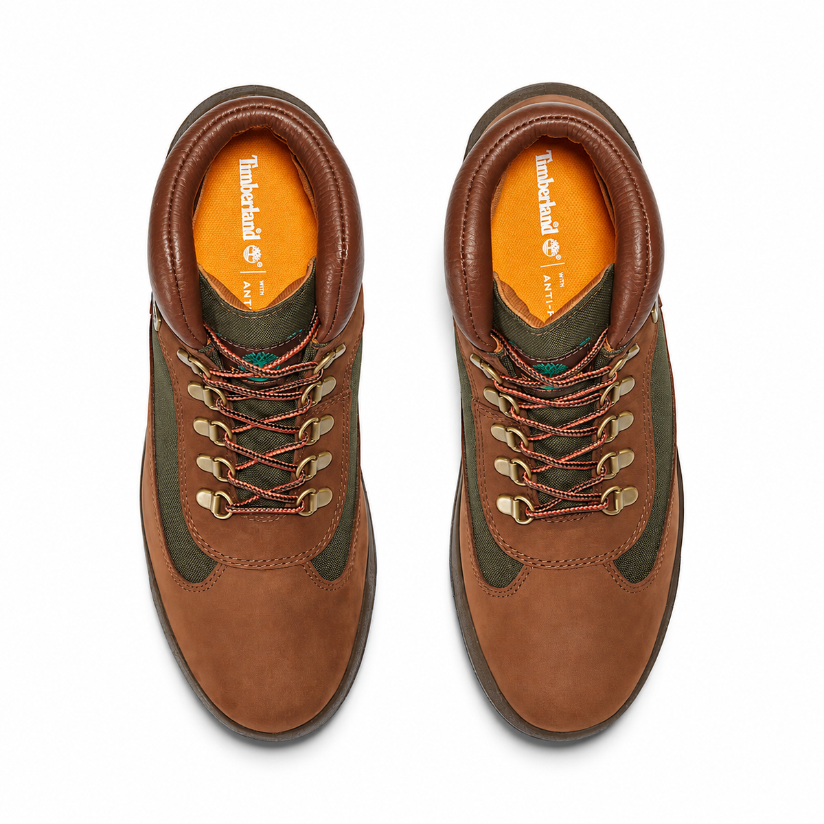 Men's Timberland Waterproof Field Boot Dark Brown Nubuck tb0a42sgw07