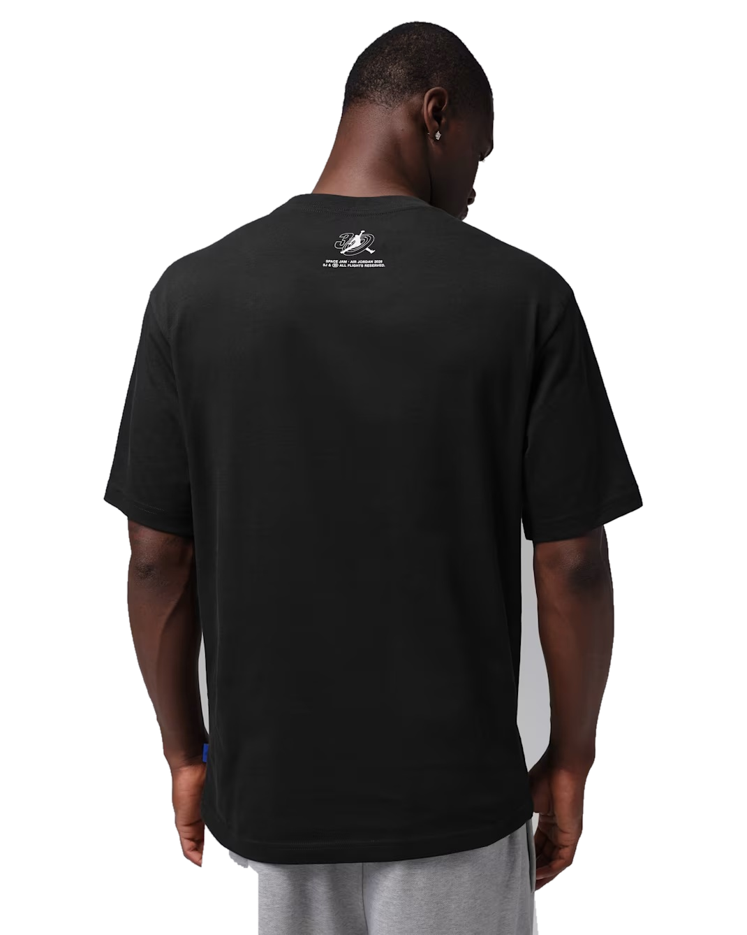 Men's Jordan Brooklyn Space Jam Wings Crew-Neck T-Shirt Black IX8621-010