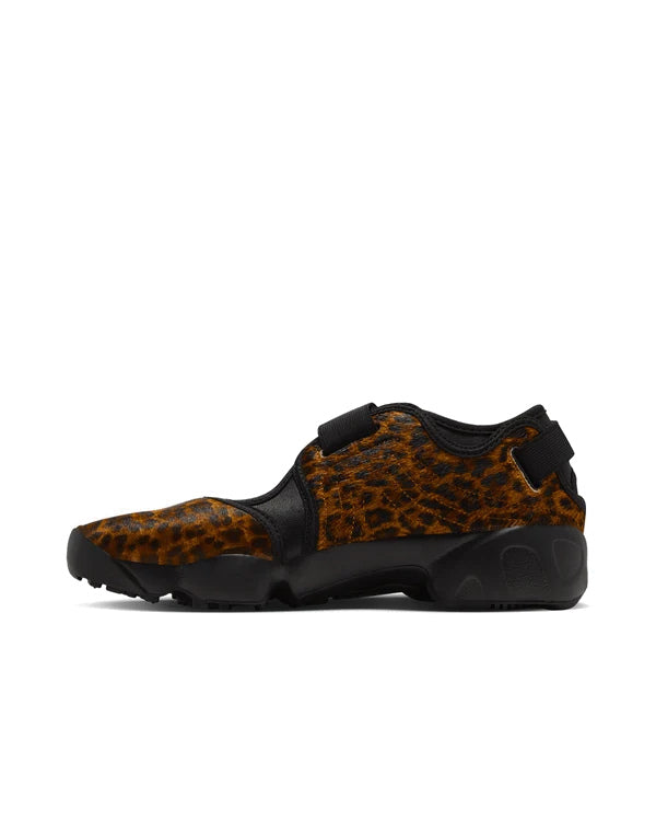Women's Nike Air Rift Pony Hair Leopard Black/Desert Ochre IO4884-002