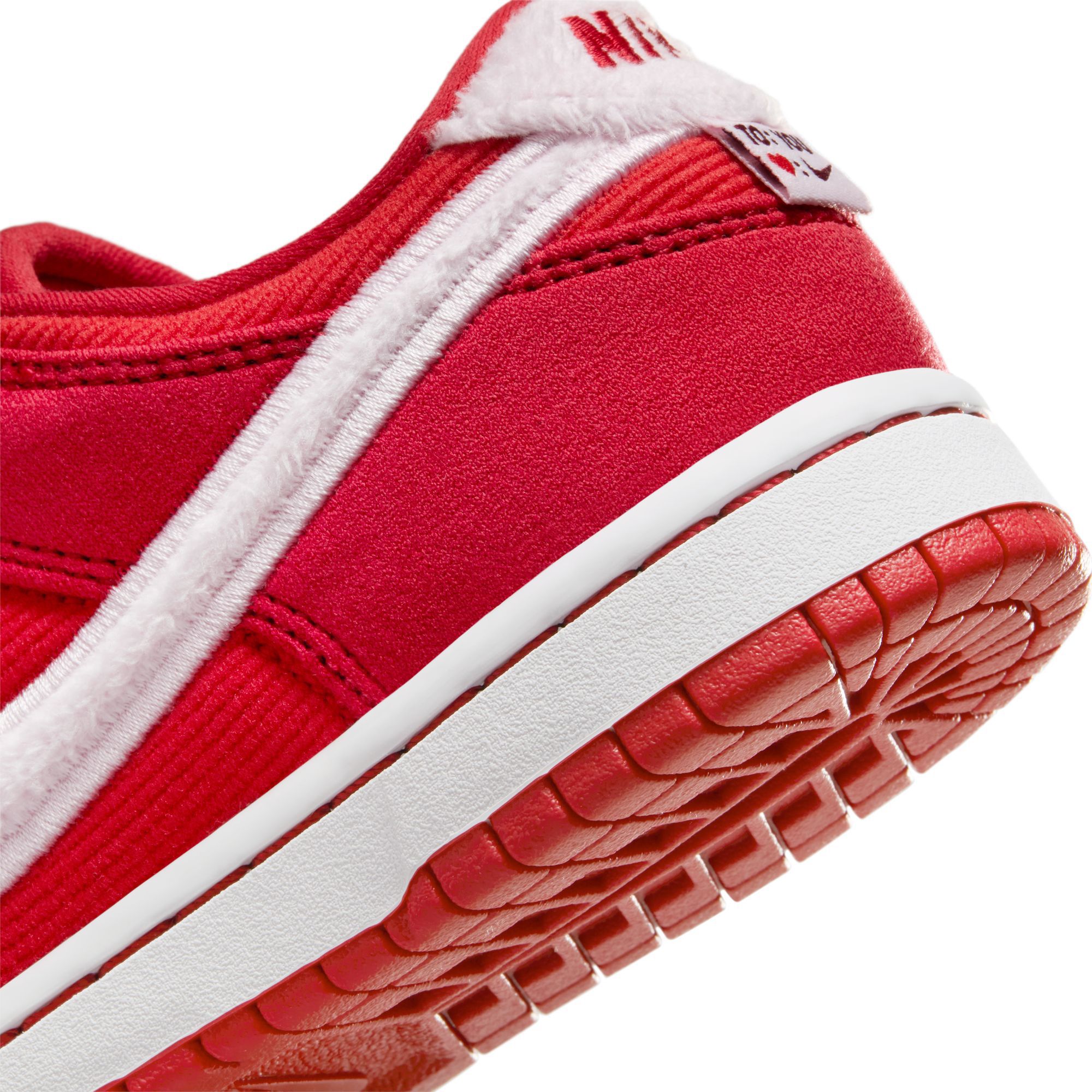 Little Kid's Nike Dunk Low Fire Red/Pink Foam FZ3549-612