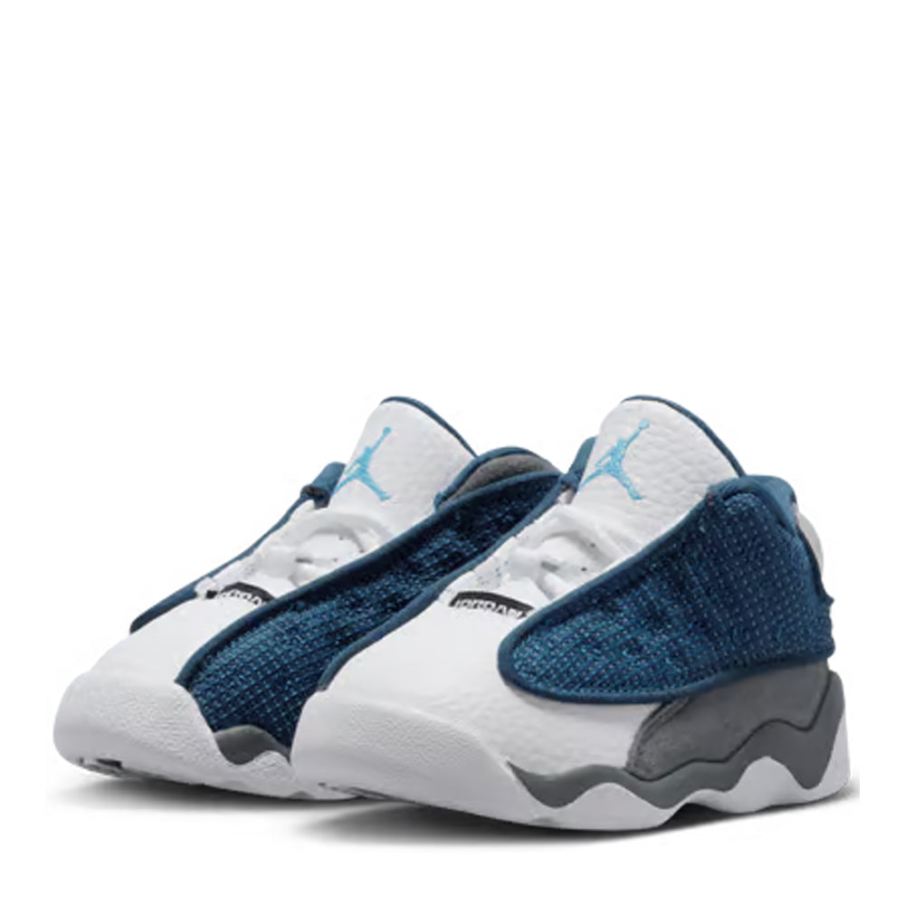 Toddler Air Jordan 13 Retro Flint Navy/University Blue-Flint Grey-White DJ3004-400