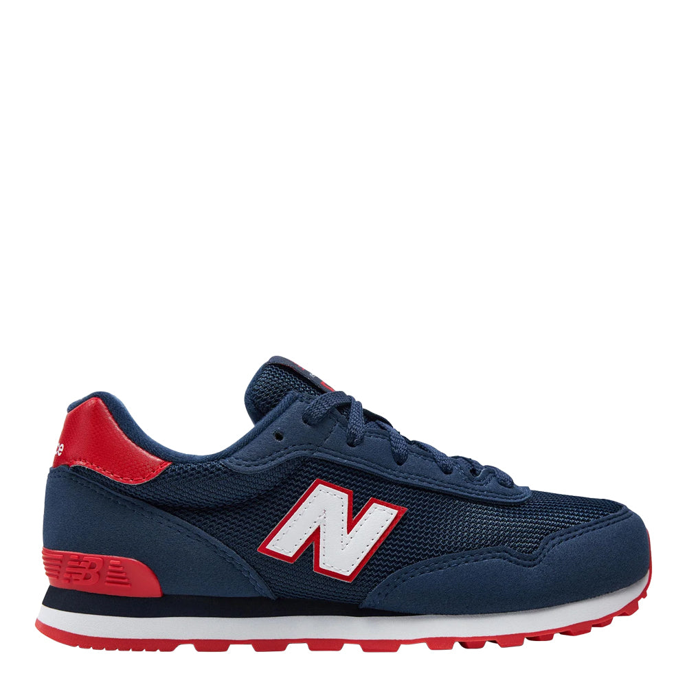 New Balance 515 Classic Kids Sneaker Navy True Red 4 gc515knr