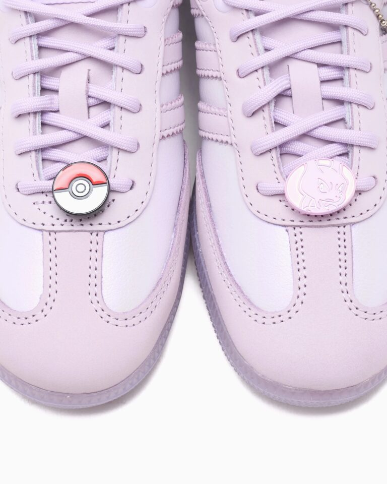 Men's Pokémon x adidas Samba OG “Mewtwo” Ice Lavender/Ice Lavender/Violet KI8220