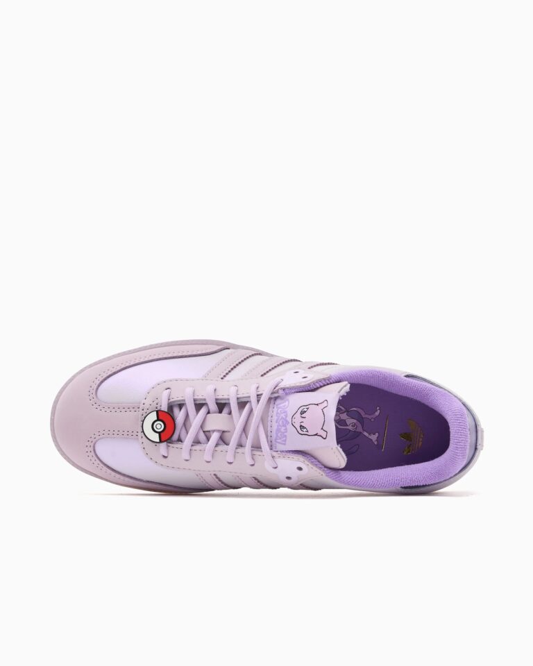 Men's Pokémon x adidas Samba OG “Mewtwo” Ice Lavender/Ice Lavender/Violet KI8220