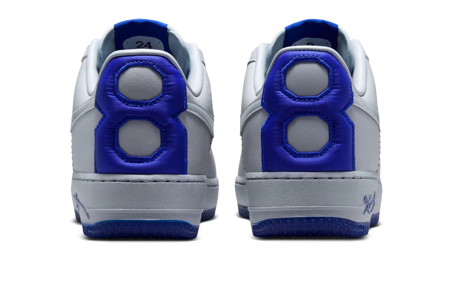 Men's Nike Kobe Air Force 1 Low Dodgers Protro Wolf Grey/Rush Blue IQ3920-001