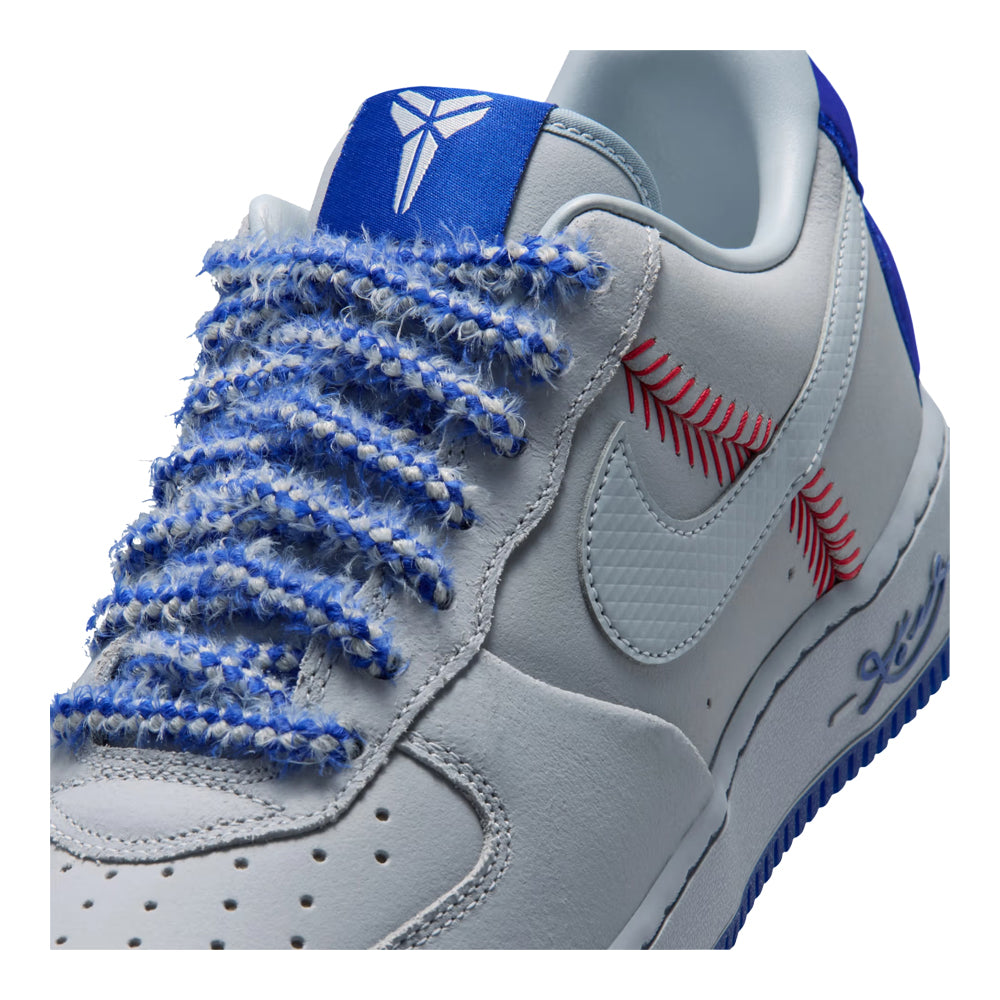 Men's Nike Kobe Air Force 1 Low Dodgers Protro Wolf Grey/Rush Blue IQ3920-001