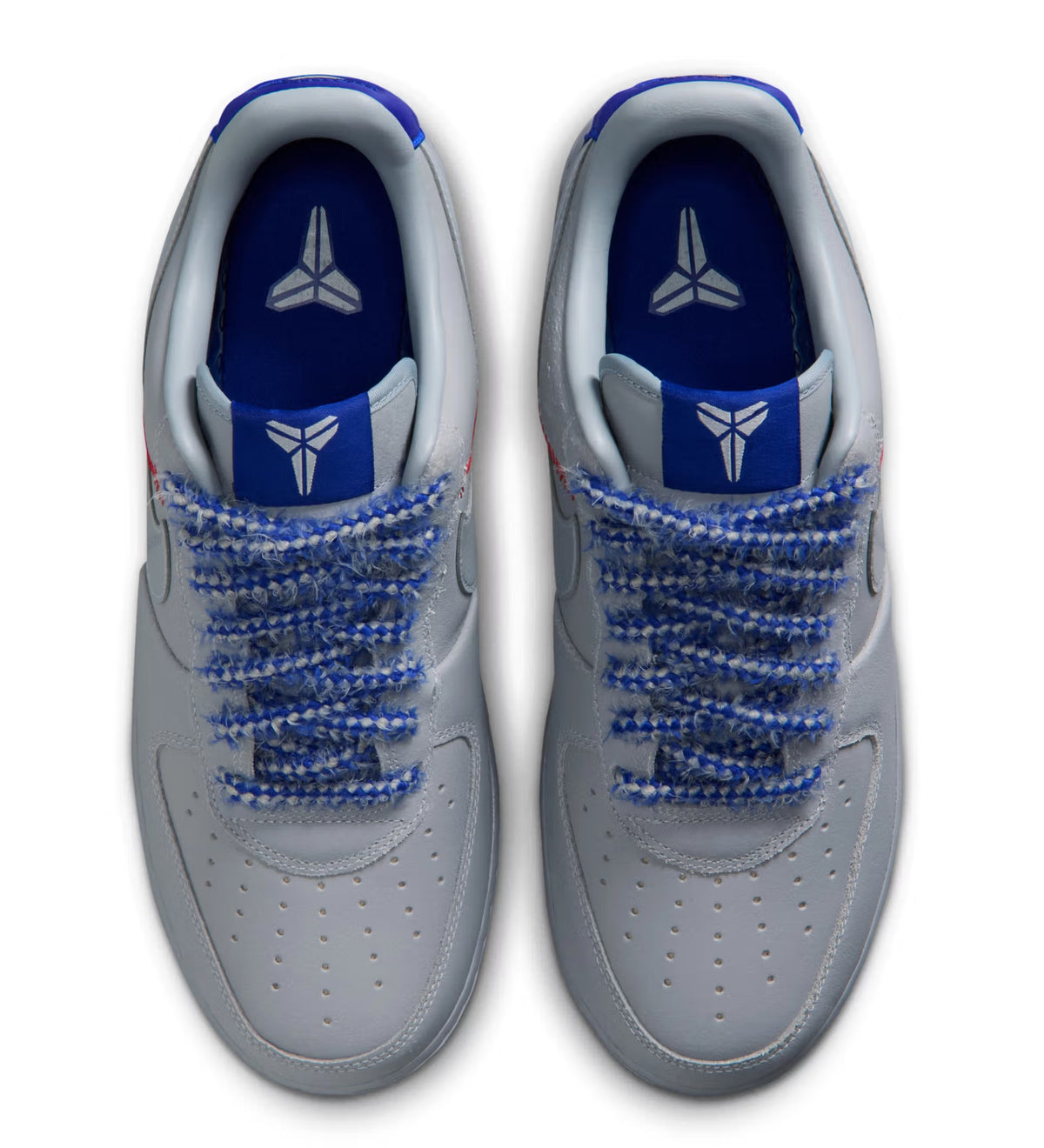 Men's Nike Kobe Air Force 1 Low Dodgers Protro Wolf Grey/Rush Blue IQ3920-001