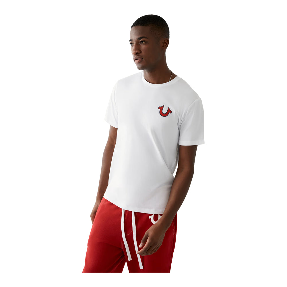 True Religion Men's Buddha Logo Tee White – City Jeans