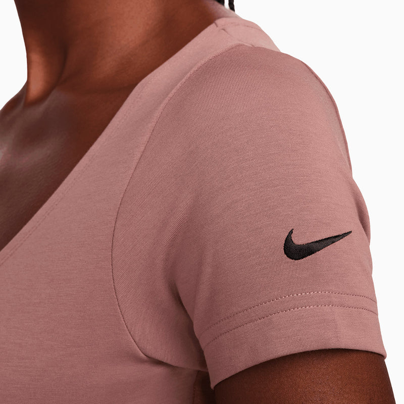 Women's Nike Sportswear Essentials Top Smokey Mauve/Black FN3666-208
