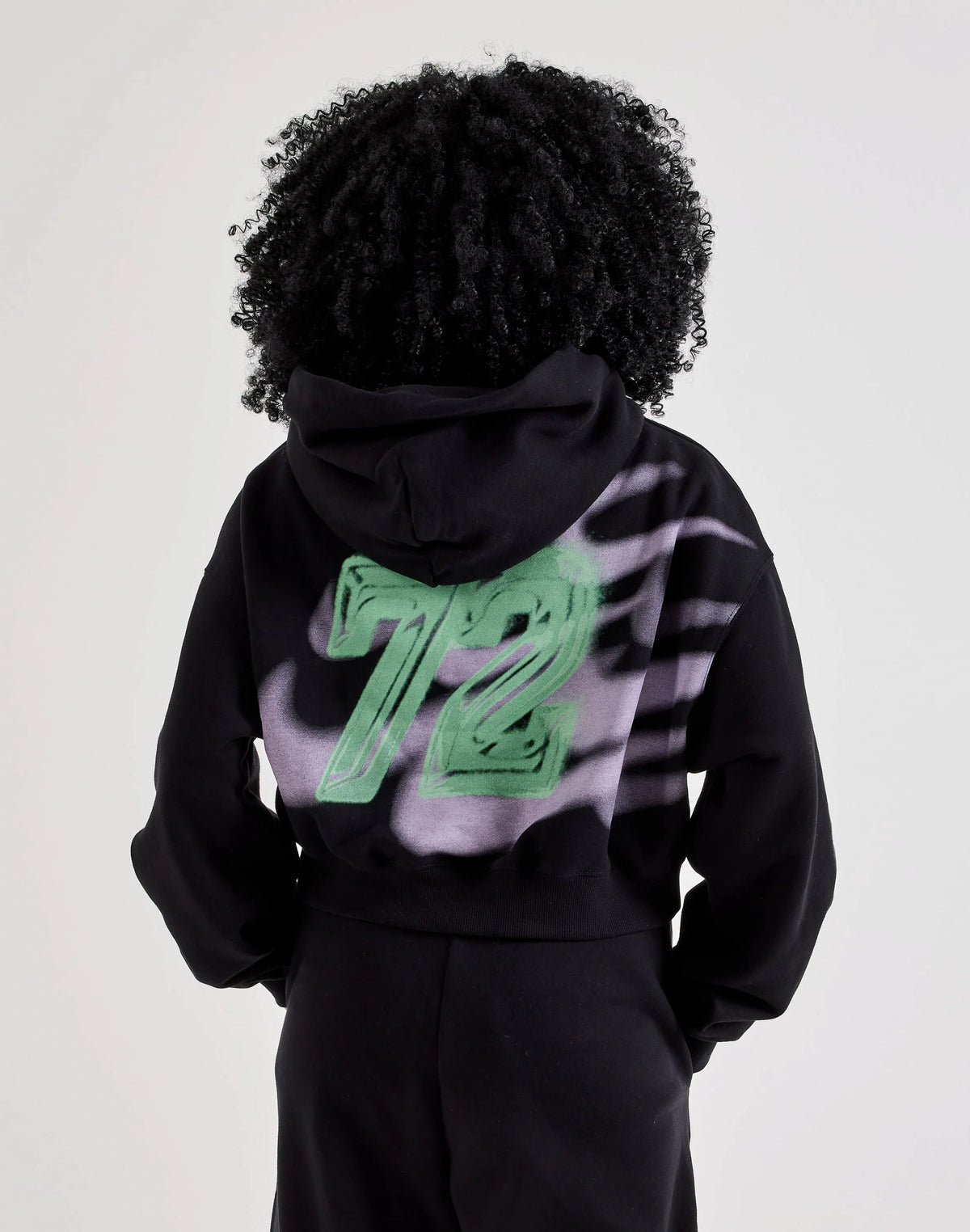 Women's Nike Studio Fleece Oversized Cropped Hoodie Black iv4952-001