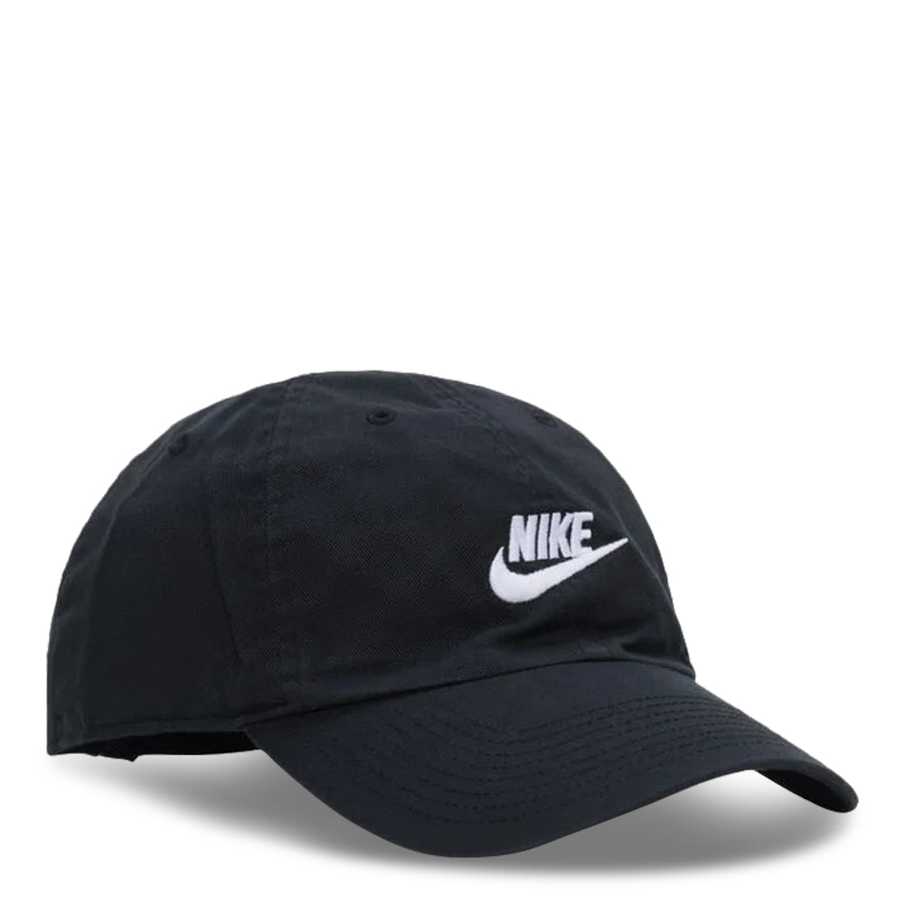 Unisex Nike Club Unstructured Futura Wash Cap - Black & White