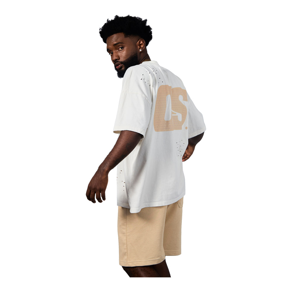 Ownership Men's Solid T-Shirt - Cream & Beige 5