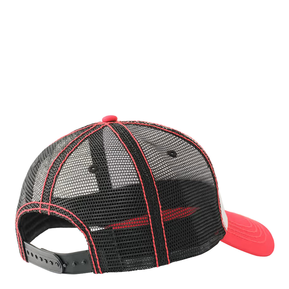 True Religion OG Patch Trucker Hat - White - Red 3