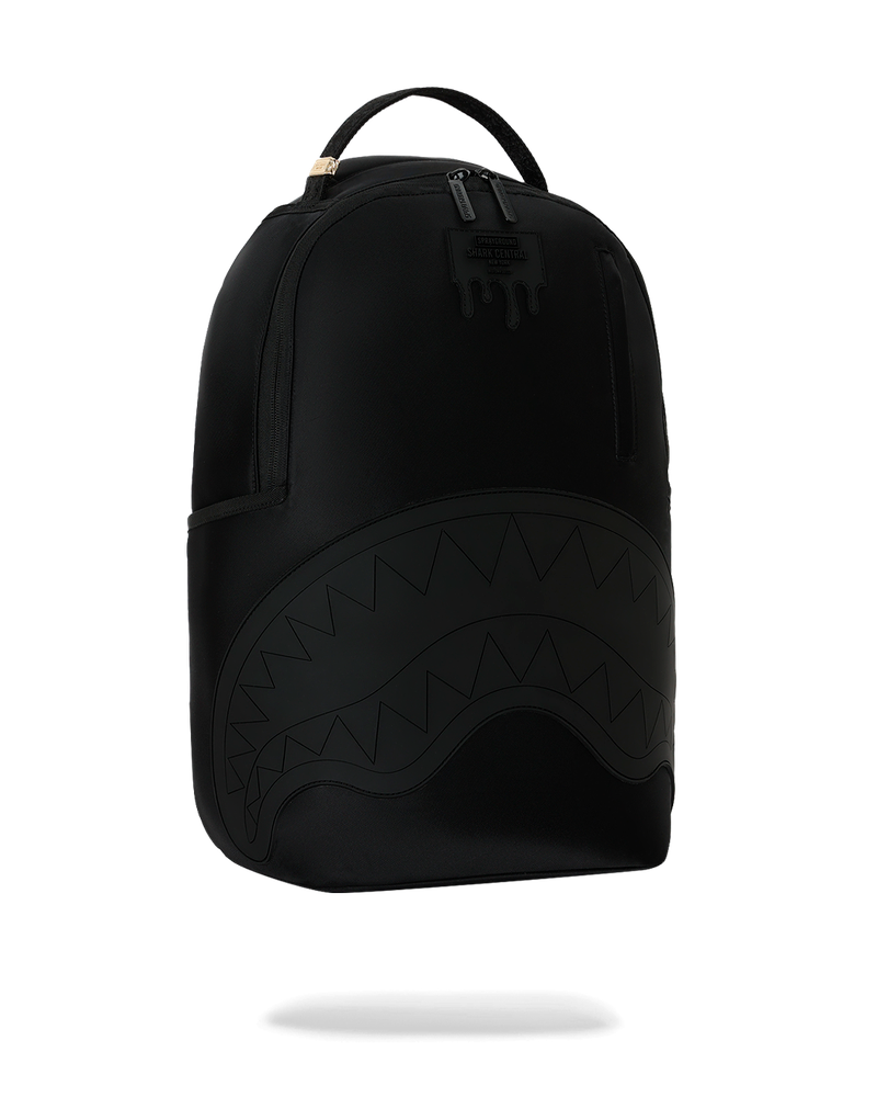 Sprayground Shark Central Blacked Out Embossed Nylon Backpack