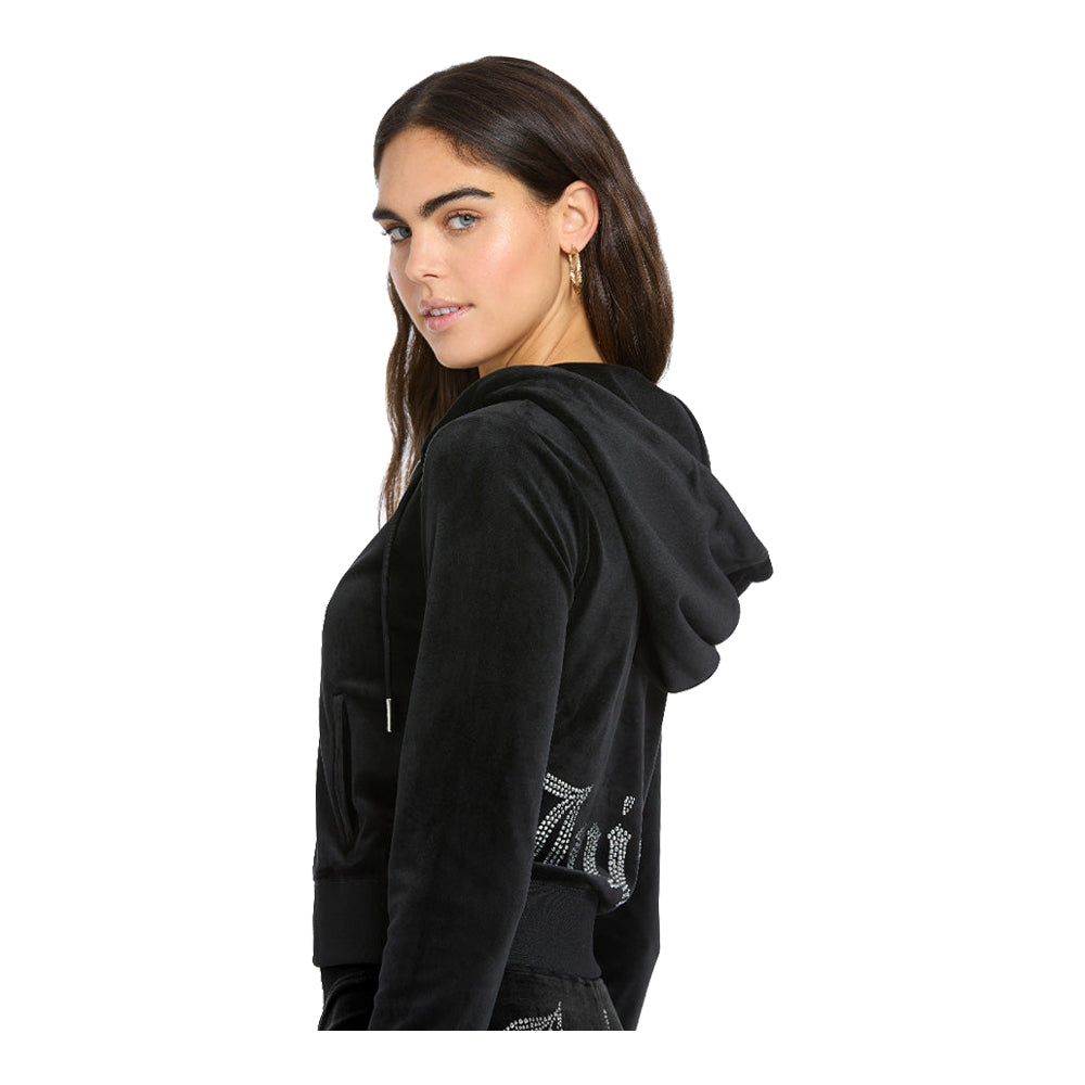 Juicy Couture Women's OG Big Bling Velour Hoodie 2