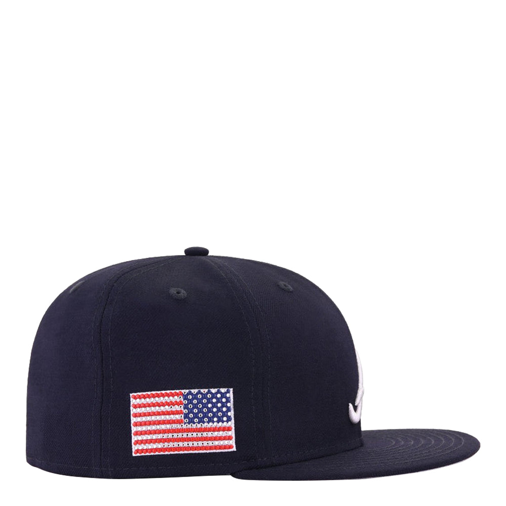 New Era Atlanta Braves x Swarovski 59FIFTY Fitted Cap 2