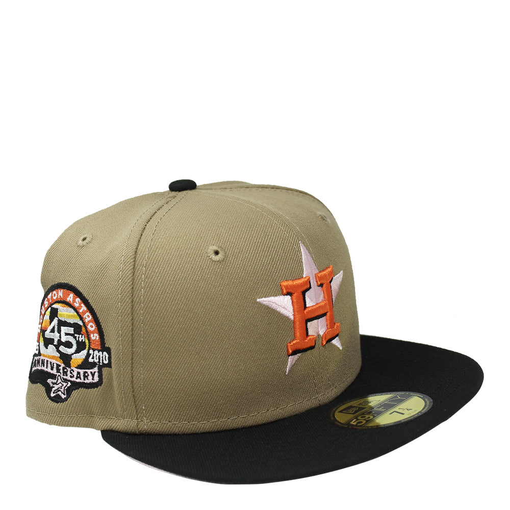 Black Houston Astros 45th Anniversary New Era 59FIFTY Fitted Hat 75/8