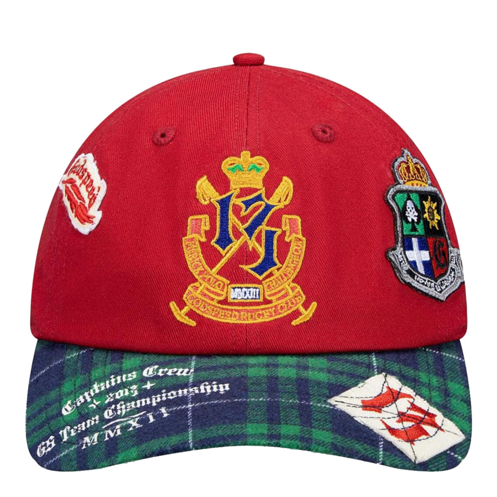 Godspeed Unisex Rugby Captains Crew Dad Hat - Red 1