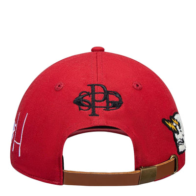 Godspeed Unisex Rugby Captains Crew Dad Hat - Red 2
