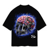 Saiko Men's Power Of Futura Tee - Dark Blue