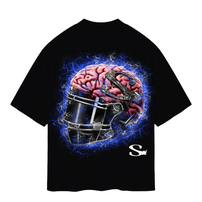 Saiko Men's Power Of Futura Tee - Dark Blue 1