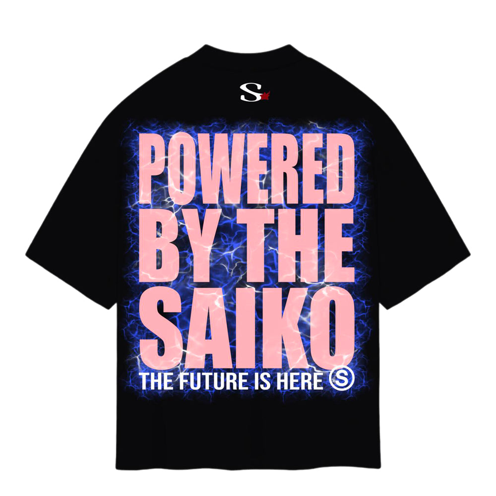 Saiko Men's Power Of Futura Tee - Dark Blue 2