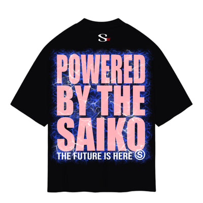 Saiko Men's Power Of Futura Tee - Dark Blue 2
