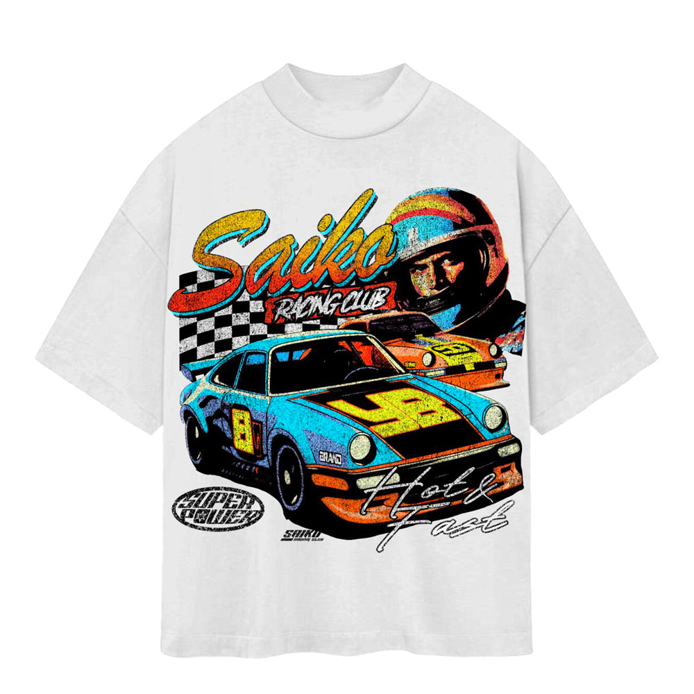 Saiko Men's Hot & Fast Tee - White 1