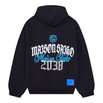 Saiko Men's Silver Surfer Hoodie - Black 2