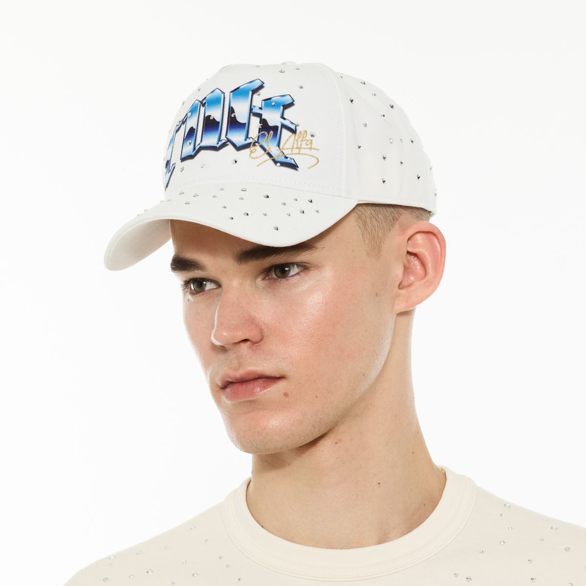 Men's Cult of Individuality El Alfa 5 Panel A-Frame Trucker Hat Winter White 625b8-ch106a-wiwh