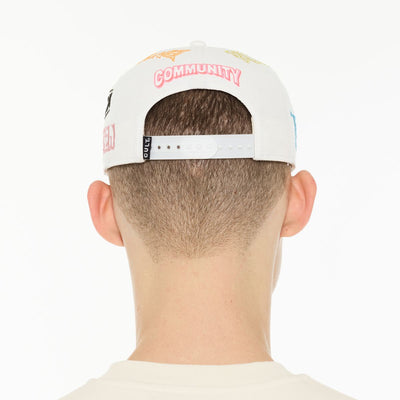 Men's Cult Of Individuality Cult Community Trucker Hat White 625bc-ch108a-wiwh