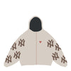 Red Letters Men's Not NY Applique Scattered Hoodie - Oat