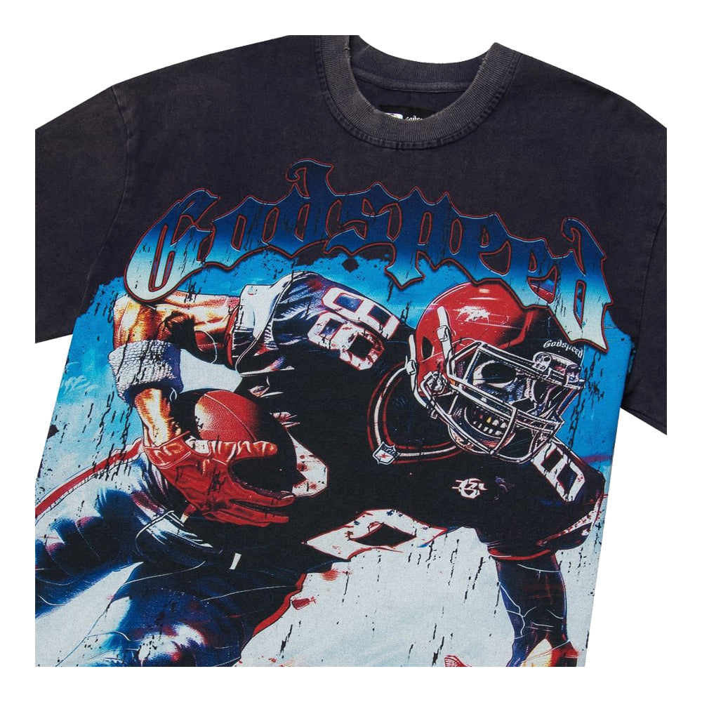 Godspeed Endzone T-Shirt - Navy Wash 3