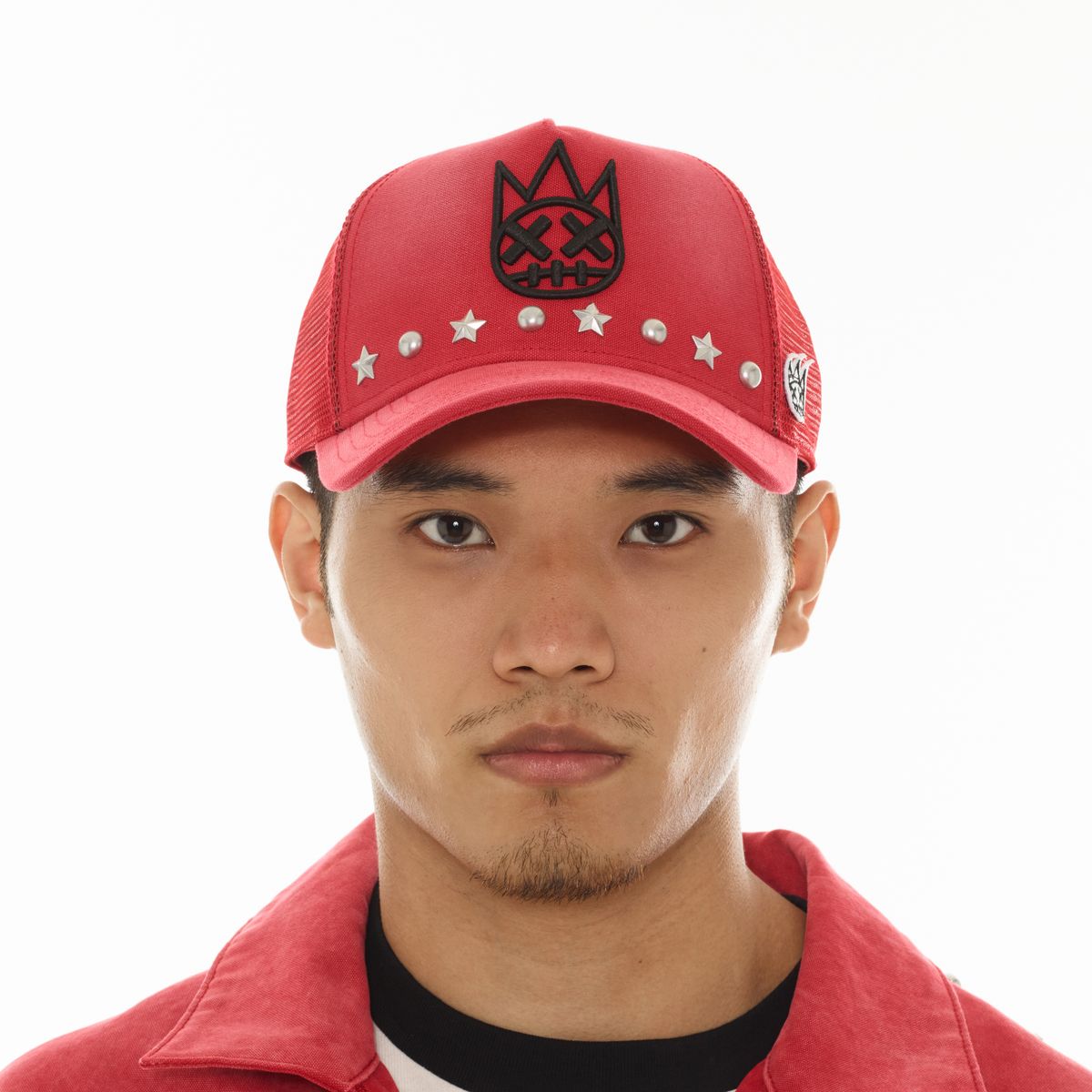 Men's Cult of Individuality Horseman Trucker Hat Red 626ac-ch56a-roco