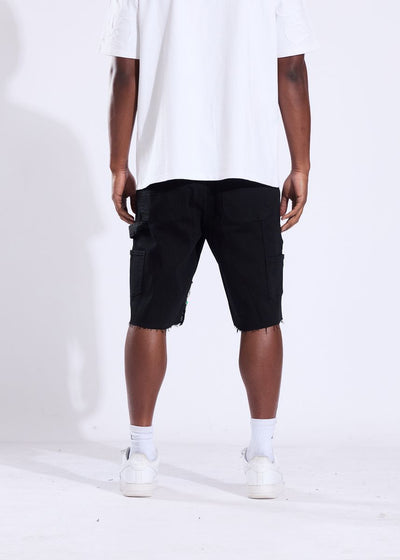 Men's Crysp Denim Shorts Black CRY-SUM26-021-JETBK