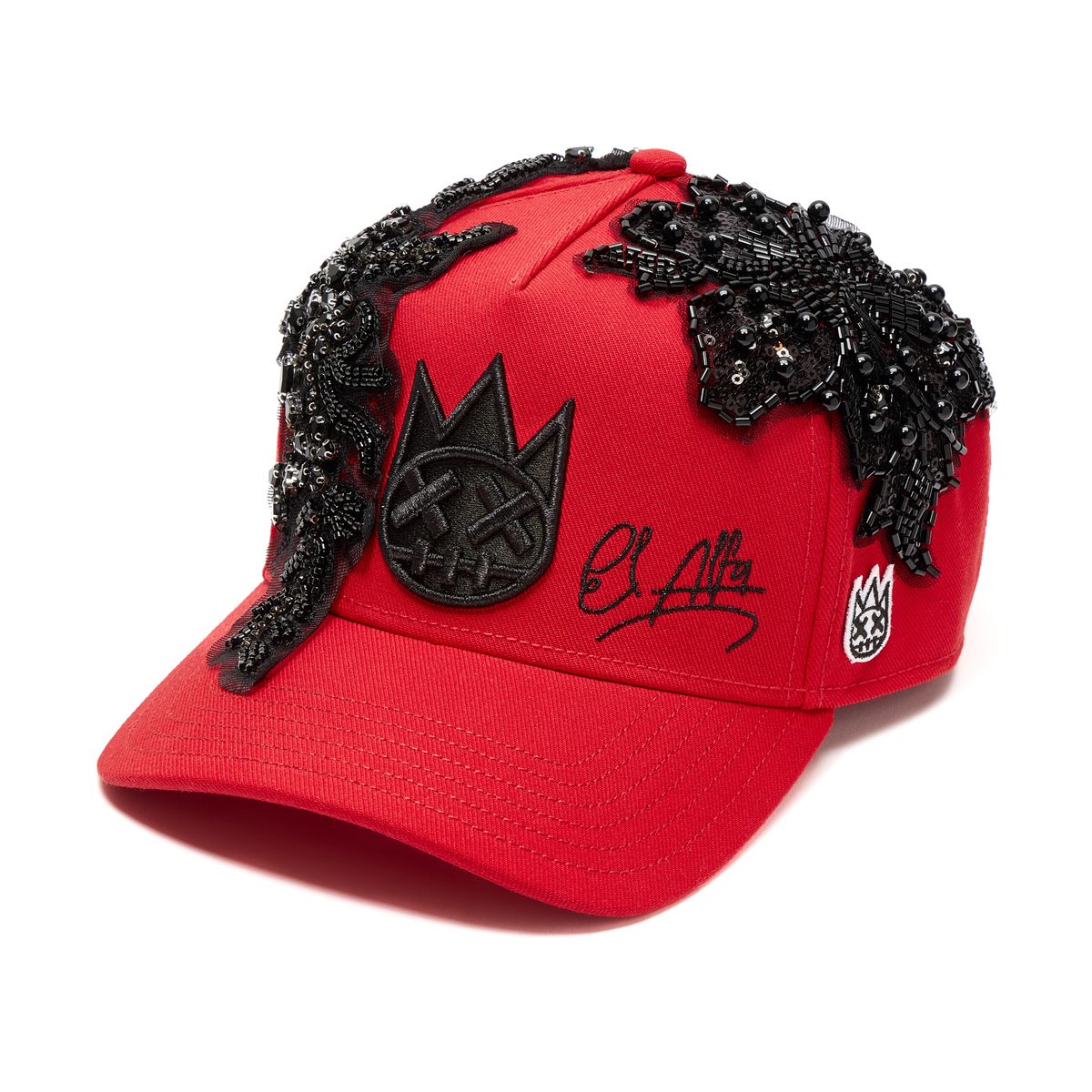 Men's Cult Of Individuality El Alfa Flame Trucker Hat Red 625b12-ch302a-red