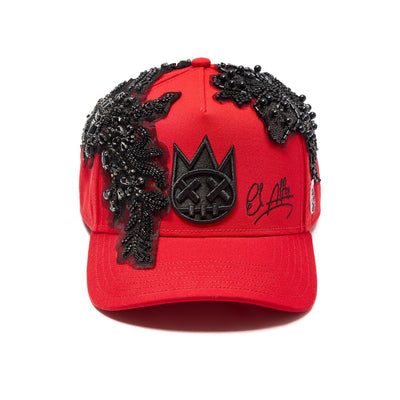 Men's Cult Of Individuality El Alfa Flame Trucker Hat Red 625b12-ch302a-red