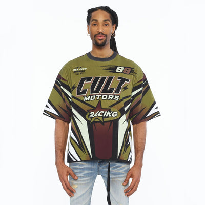 Men's Cult of Individuality Racer T-Shirt Multi 626b7-k47a-mult