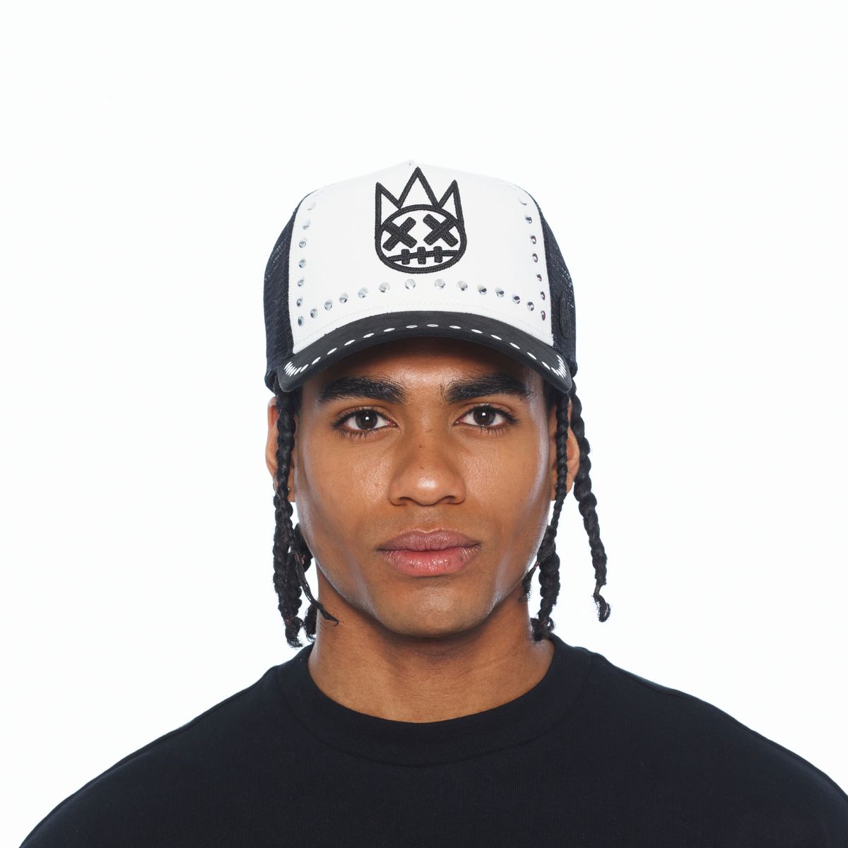 Cult of Individuality Divine Sounds Trucker Hat White/Black 626BC-CH59A-BKWH