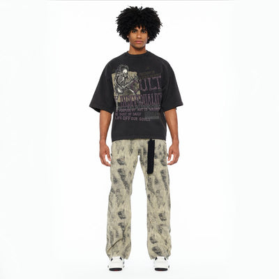 Men's Cult of Individuality Freedom T-Shirt Gray 626b7-k48a-vich
