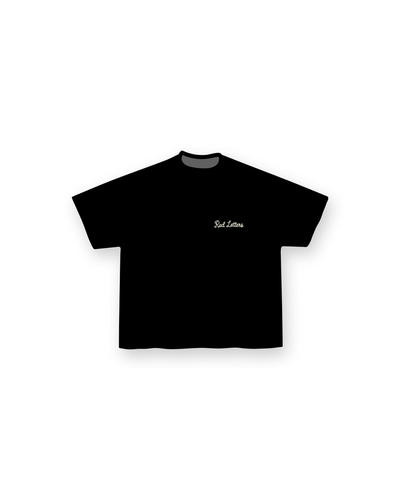 Men's Red Letters Lord Lift Me Up Rope T-Shirt Black lordtee-blk