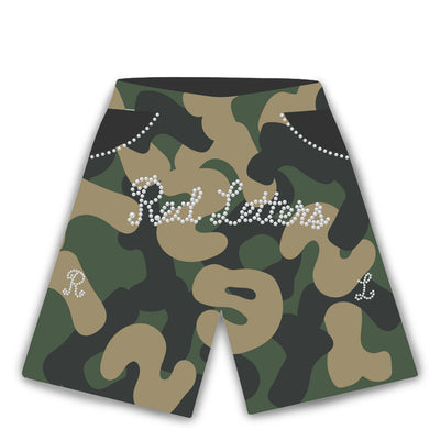 Men's Red Letters Camo Pearls French Terry Sweatshorts Camo cmoprl-camo