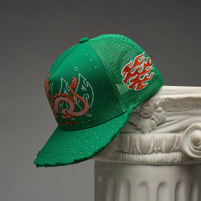 Men's Duaa Earth Trucker Snapback Green earthhat-green