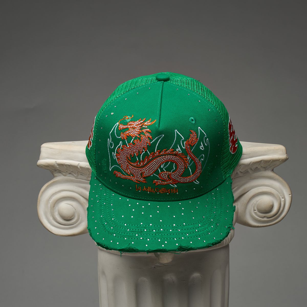Men's Duaa Earth Trucker Snapback Green earthhat-green