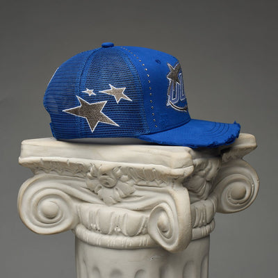 Men's Duaa Water Snapback Hat Blue waterhat-royblu