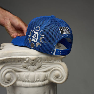 Men's Duaa Water Snapback Hat Blue waterhat-royblu