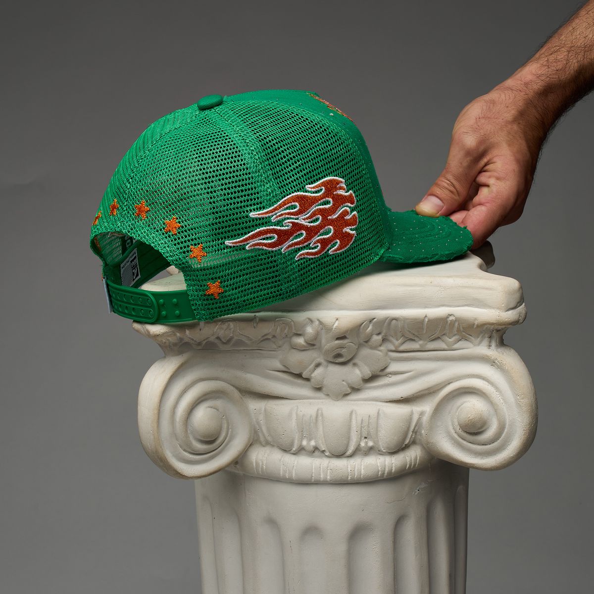 Men's Duaa Earth Trucker Snapback Green earthhat-green