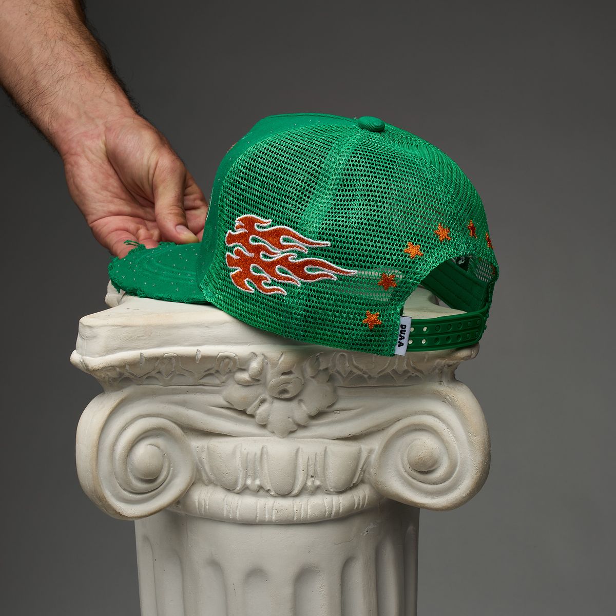 Men's Duaa Earth Trucker Snapback Green earthhat-green