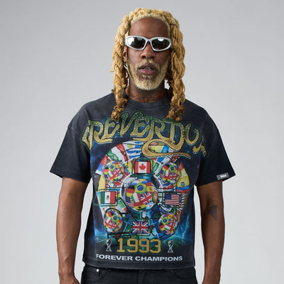 Men's Duaa Worldwide T-Shirt Black Wrld-blk