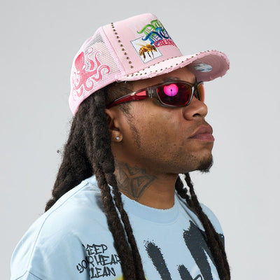Men's Duaa Air Hat Pink Airhat-Pink